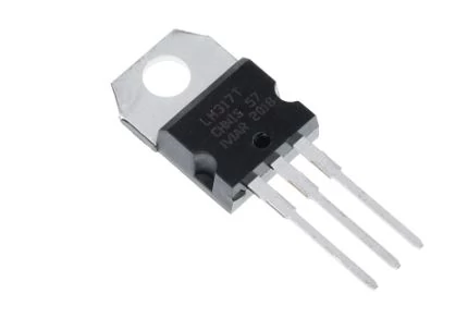 LM317T állítható feszültségszabályzó IC