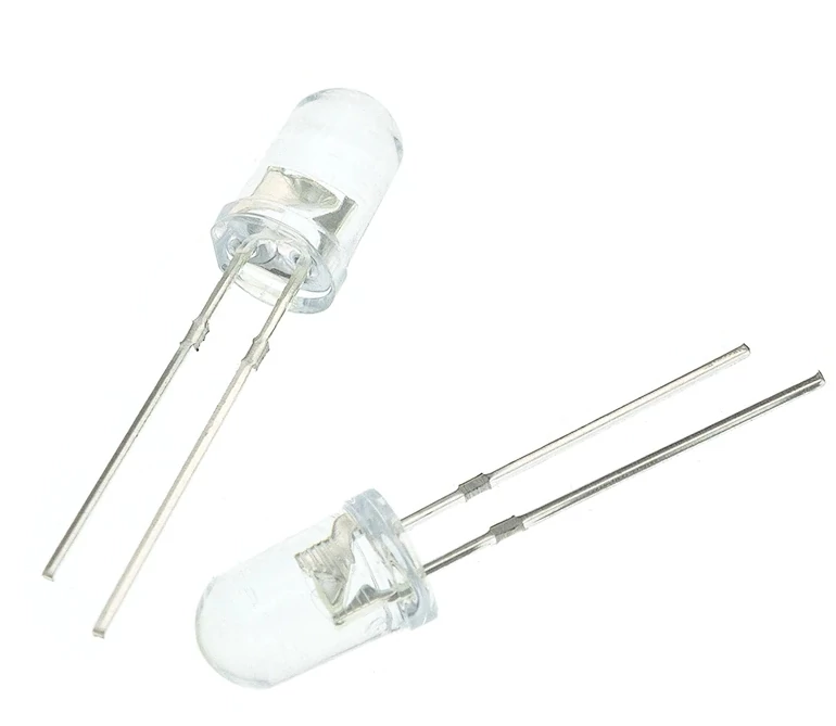 LED 5mm fehér /10 db