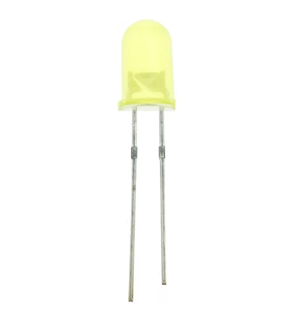 LED 5mm sárga /10 db