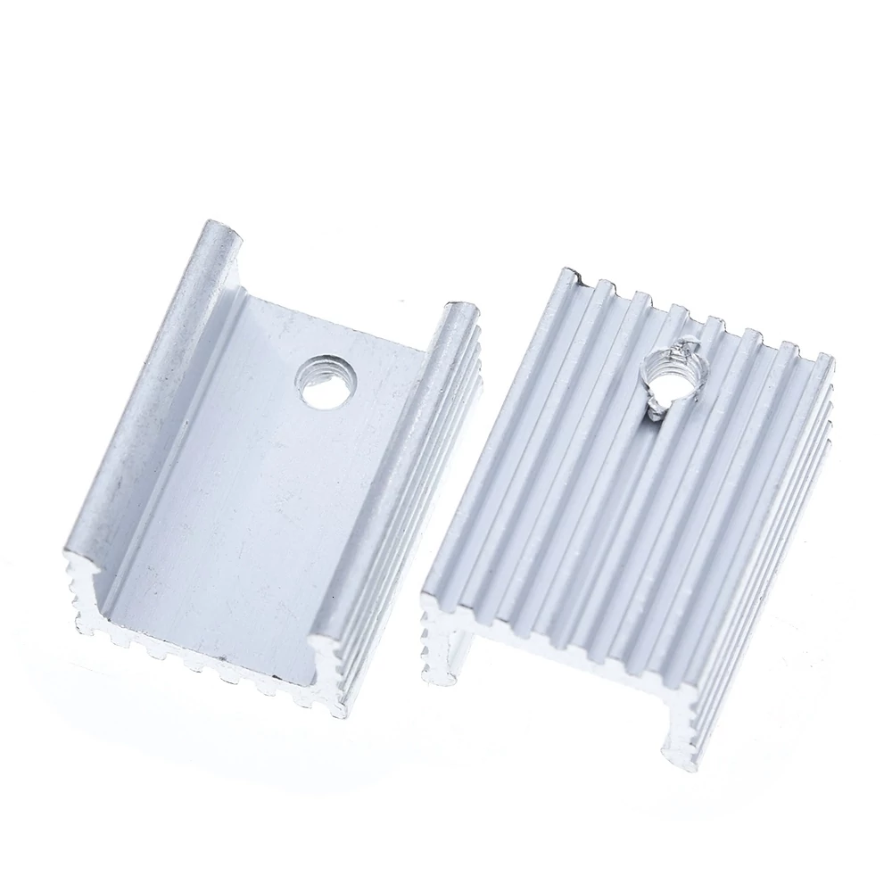 Alumínium hűtőborda TO-220 tokozáshoz 20x15x10 mm