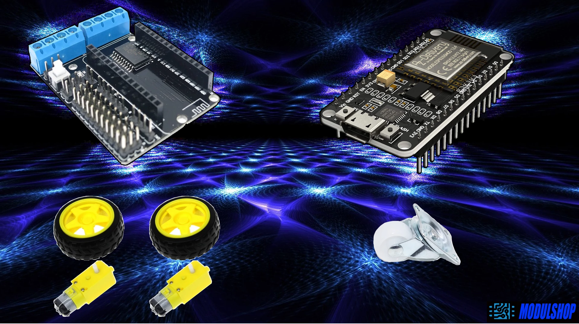 Nodemcu autos kit - WiFi - IoT