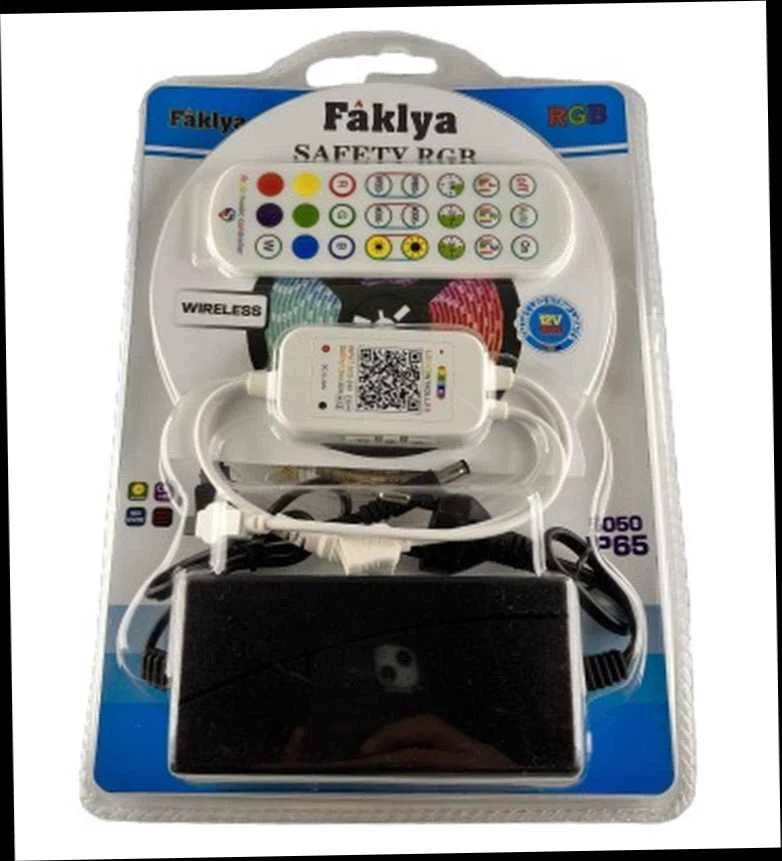 RGB led szalag + távirányító + telefonos app 5M IP65