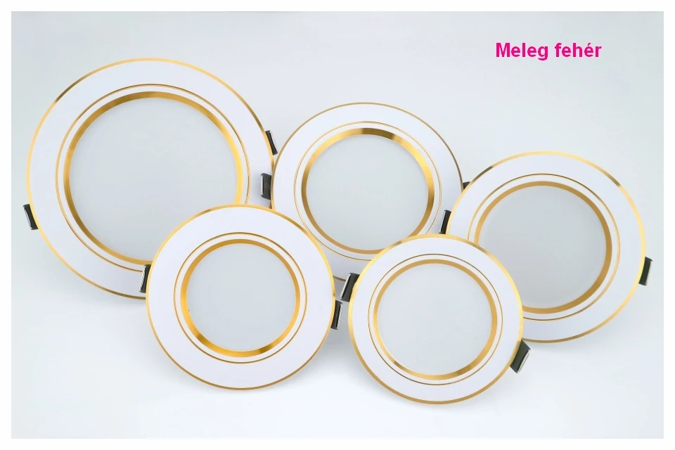 LED beépíthető lámpa Arany 18W/230V MF