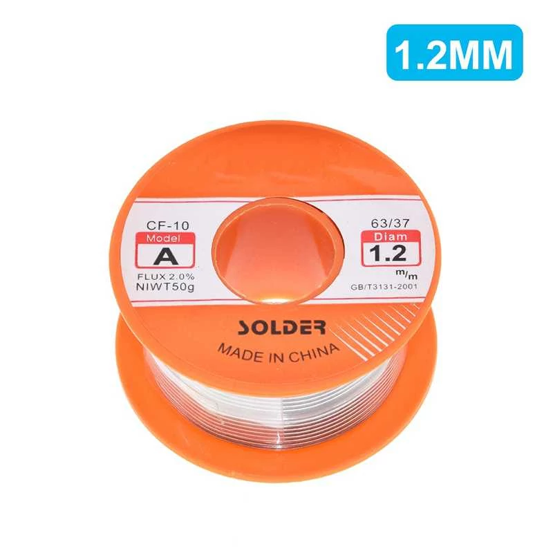 Forrasztó ón 50g 1,2mm 63/37 , flux 2%